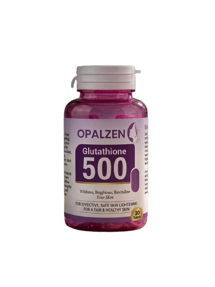 OPALZEN Glutathione 500mg Tablets – Skin Brightening & Whitening Supplement (30 Tablets)